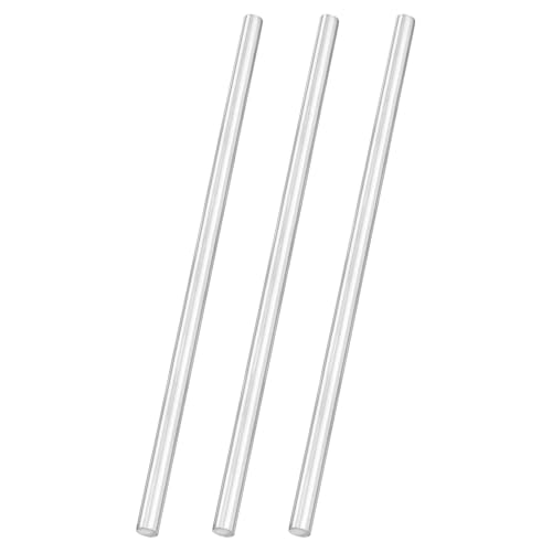 uxcell 3pcs 304 Stainless Steel Round Rods, 5/16" Dia x 8" Length Stainless Steel Metal Solid Shaft Rod Bar for Industry Use Metal Working Hobbies DIY Craft, Silver - size: 5/16" Dia x 8" Length