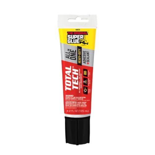 Super Glue Total Tech Construction Adhesive Sealant 4.2 oz. - color: White