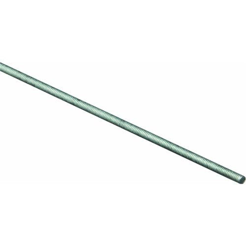 Stanley National N346-668 346668 Threaded Rod, 1/2-13 X 36 in, Heat Treated Alloy, Zinc Plated, Grade B7