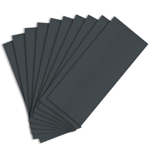 Sand Paper Variety Pack, 10PCS Wet/Dry Sandpaper for Wood Metal Crafts and Car Sanding, 800 Grit, 9 x 3.6 Inch - size: 800-Grit