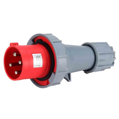 IEC60309 Waterproof CEE Industrial Activity Male Plug 4Pin 125A(UI Standard 100A) 380-415V 3P+E Flame Retardant IP67 - style: Activity Plug(M)