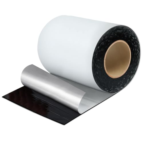 BXI Fluorocarbon Film Asphalt Waterproof Tape, 6 Inches X 32 Feet, Weatherproof Sealing Membrane, Self-Adhesive SBS Modified Bitumen Flashing Sealant Patch, Seam Leak for Roof Window Driveway Repair - size: 6" x 32'