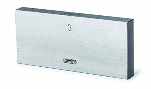 INSIZE 4112-BD124 Individual Steel Gage Block, Grade AS-1, 0.124"