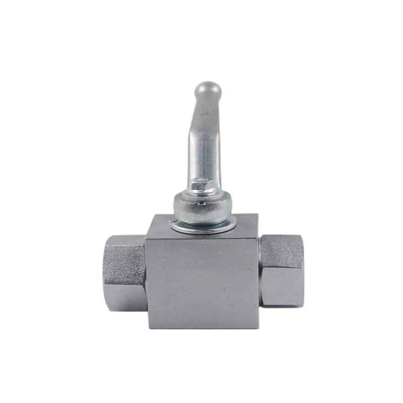 High Pressure Hydraulic Ball Valve KHB 1/2'' NPT, Shut-Off 2 Way Ball Valve, 1/2 Inch Hydraulic Valve 7250 PSI - size: KHB 1/2NPT(2 Way)