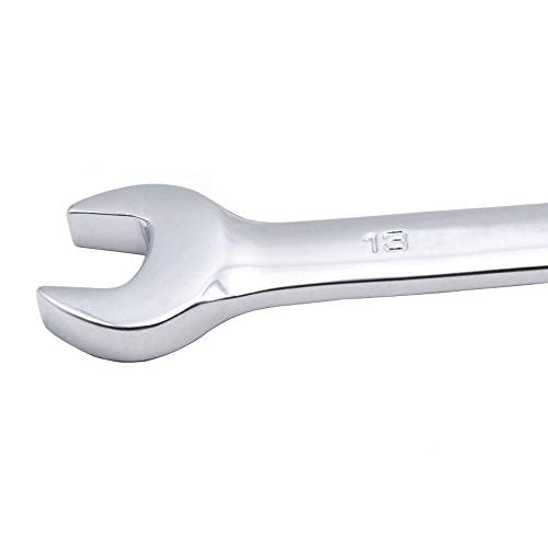 SaferCCTV Wrench Metric 13mm Ratcheting Wrench Set,Reversible Ratcheting Combination Wrench,Open Ended Ratchet - size: 13mm