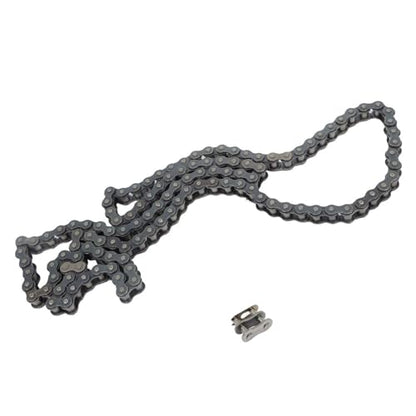 80 Roller Chain Heavy Duty 10FT Chain Comes with Connector 1 Additional Connector Carbon Steel