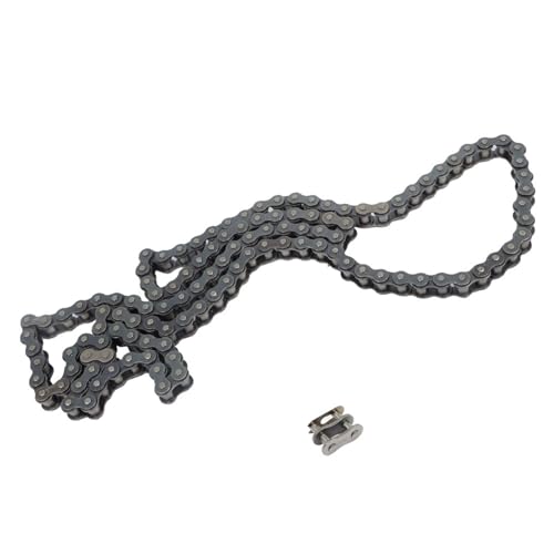 80 Roller Chain Heavy Duty 10FT Chain Comes with Connector 1 Additional Connector Carbon Steel