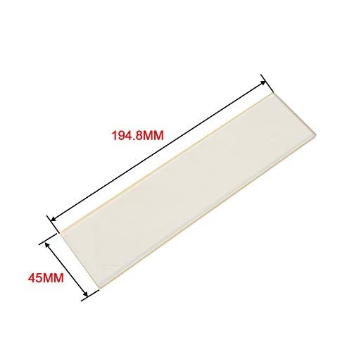 Ceramic Glass Platen Liner/Ceramic Glass Platen for Belt Sander Grinder 200 * 50 * 5mm