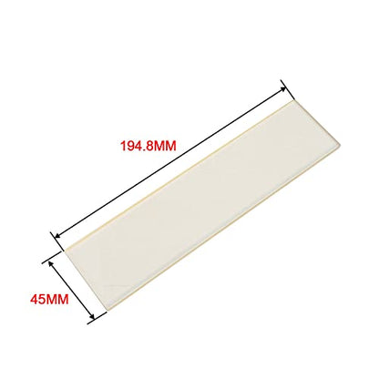 Ceramic Glass Platen Liner/Ceramic Glass Platen for Belt Sander Grinder 200 * 50 * 5mm