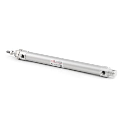 SNS Pneumatic 16mm Bore 150mm Stroke NPT1/8 Aluminum Alloy Mini Air Cylinder Double Action MAL16x150 - size: MAL16*150-NPT