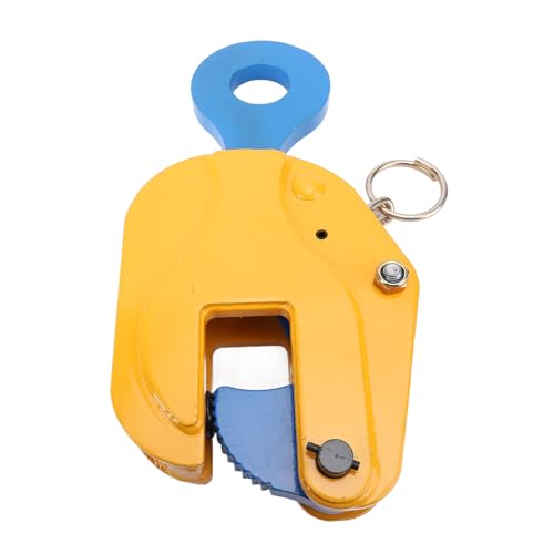 Eujgoov Vertical Plate Lifting Clamp 2 Ton 4400 LBS Alloy Steel 0-30mm Jaw Opening with Rustproof Coating for Steel Plate Lifting Transporting