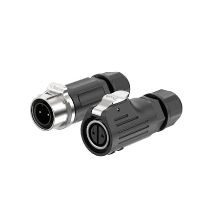 LP12 2PIN Industrial Waterproof Connector IP68 Quickly Plugging Aviation Connector Solder-Assembly M12 2PIN Circular Connector Fast Release Electrical Connector Female Plug&Male Socket - size: 2 Pin, style: Female Plug / Male Socket
