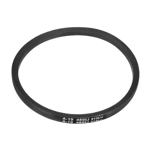 uxcell 5Pcs A19 Classic Wrapped Rubber V-Belt, 21" Lo x 0.51" W x 0.32" H - size: A19