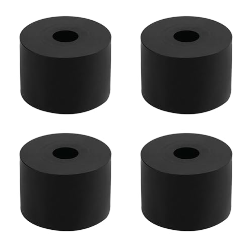 4 PCS Multi Purpose Rubber Spacer, 1-1/5" OD x 5/16" ID x 1" Thickness - size: 1-1/5" OD x 5/16" ID x 1" Thickness