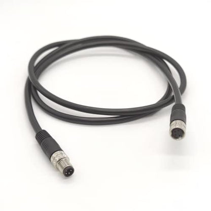 M8 4 Pins Male to Female Connector Cable, A Code Straight Molding Cable Female to Male Aviation Sensor Electrical PVC Cable 60V 4A AC/DC Industrial Molded Cable AWG24（2Meter） - size: 6.56ft