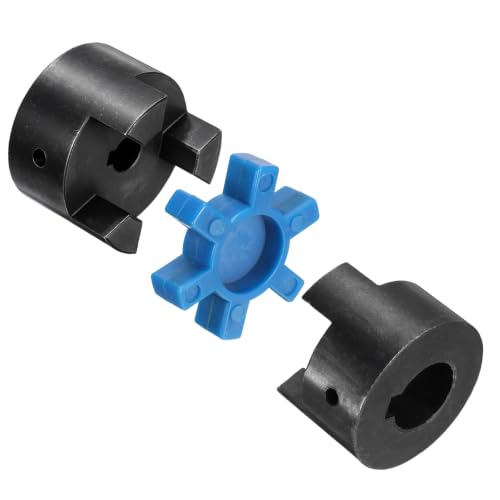 MECCANIXITY L075 Flexible Shaft Coupling 3/8" to 3/4" Bore Coupler Set - size: 3/8" to 3/4" Bore