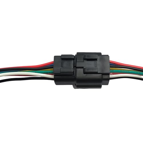 1 Set 8 Pin Car Engineering Waterproof Electrical Wire Cable Connector Plug with Cable
