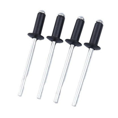 Maozaa 100 PCS 1/8" x 1/2" Aluminum Blind Rivets, 3.2 x 12mm Pop Rivets, Black - color: Black, size: 1/8" x 1/2"