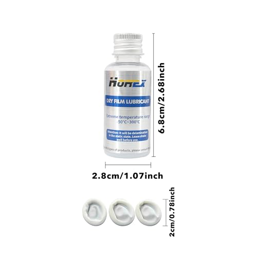Drone Dry Film Lubricant with PFPE 30ml Propeller Shafts Lube Anti Seize Reduces Friction Maintenance Accessories for Agricultural Drone UAV FPV Drive Shaft Motor Bearings Remote Control Toy RC Models