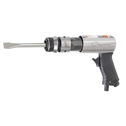 PowerMate Vx 024-0299CT Air Needle Scaler & Ingersoll Rand 114GQC Air Hammer - 3 PC Chisel Set with Tapered Punch, Panel Cutter, Flat Chisel, 2-5/8 Inch stroke, 3500 BPM, Lightweight, Compact, Gray