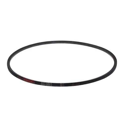 HARFINGTON SPA-1250 V-Belts Drive Belt 1250mm Pitch Girth 13mm Width 10mm Height Rubber for Power Transmission - size: 1250mm