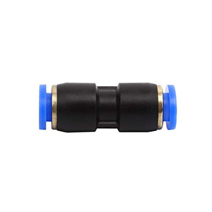 SNS 5/32" Tube OD Plastic Straight Union Pipe Tube Fitting Straight Pneumatic Connector(10 PCS) SPU-5/32 - size: SPU-5/32