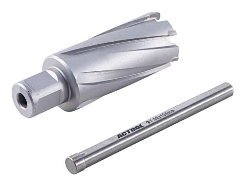 1-1/4'' Diameter x 2'' Depth of Cut Carbide Tipped TCT ANNULAR Cutter with 3/4'' Weldon Shank - size: 1-1/4'' x 2''