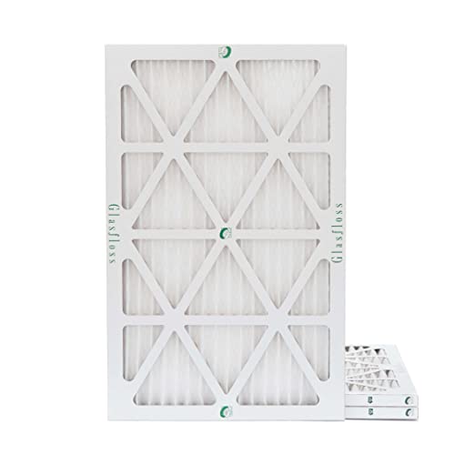 Glasfloss ZL 12x20x1 MERV 10 Air Filters for AC and Furnace. 3-Pack - size: 11.5" x 11.5" x 0.9"