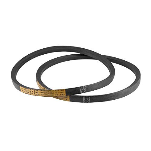 uxcell B31 V-Belts 31" Pitch Length, B-Section Rubber Drive Belt 2pcs - size: 31"