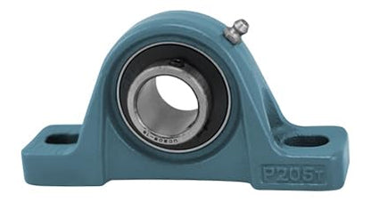 1 Pcs UCP201-8 Pillow Block Mounted Bearings, 1/2 inch Bore, 2 Bolt Pillow Block Bearing Set Screw Locking,Solid Cast Iron Base, Self-Alignment - size: UCP201-8 1/2 inch Bore