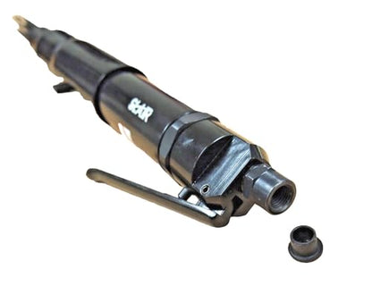 SLAIR 18" Pneumatic Needle Scaler - 5000 BPM with 19 Heat-Treated Needles, Removes Paint, Rust & Welding Slag - Adjustable Bayonet Lock, 1/4" NPT Air Inlet (Includes Oil Can & Connector, Model XX558)
