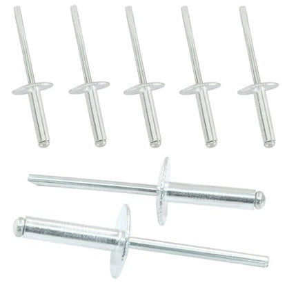 Aluminum Blind Rivet 3/16" x 1", 50 Pcs - size: 3/16" x 1"