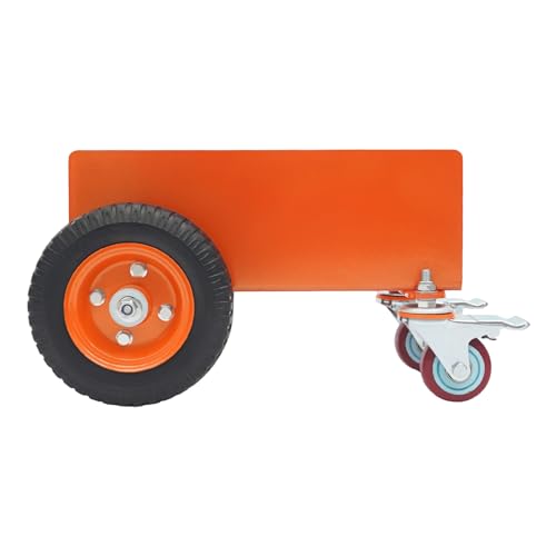 Panel Dolly Heavy, 600 Lbs Capacity Duty Door Cart with 8" Solid Wheels for Drywall Sheet Material Handling All Terrain