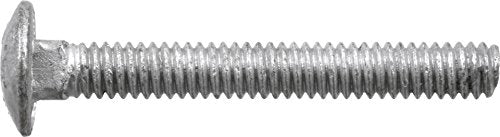 Hillman Hot Dipped Galvanized Carriage Bolt 1/2" x 2-Inch"- 50 Pack 812608 - size: 50-Pack, style: 1/2 x 2"