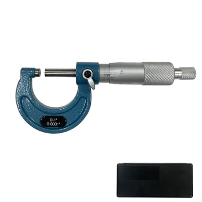 Outside Micrometer 0-1", Machinist Micrometer, 0.0001" Graduation Micrometer Set, Alloy Precision Micrometer, Machinist Tool Case (1Pcs) - size: 1Pcs