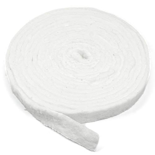 Strip Ceramic Fiber Alternative Blanket, 2200F Rated, 1" x 1/4" x 240", High Temperature Gasketing for Boiler, Wood Stove, Pellet Stove, Furnace, Kiln, Forge, 9505 - size: 1" x 1/4" Strip
