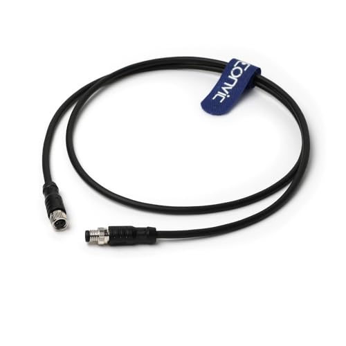 M8 3 Pin A Code Male to Female Aviation Sensor Cable Waterproof Shielded Electrical Cable for Industrial Automation Control Fieldbus Network - color: 3pin Male to Female, size: 1m