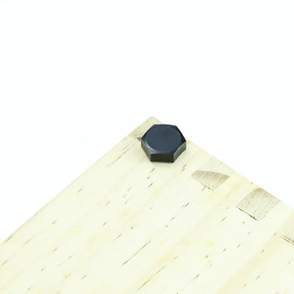 1/2 x 3 Black Hex Head Lag Screws Bolts (8 pcs), 304 Stainless Steel 18/8, Black Oxide Coated, Partial Thread, Deck Screws, Heavy Duty Hex Head Wood Lag Screws, Fayeploo - size: 1/2 x 3"