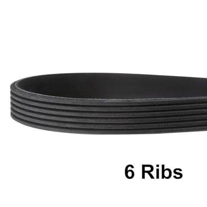 uxcell 6K388/6PK986 Serpentine Belt 6 Ribs 986mm Length x 21mm Width x 5mm Height, EPDM Poly V Belt, Multi Wedge Micro V Belt for Vehicle - size: 6PK986