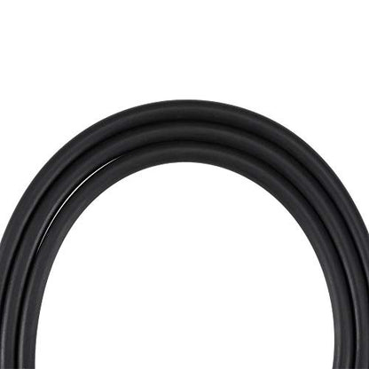 uxcell Lubricating Oil Hose, 4mm ID x 6mm(1/4") OD 3.3ft Rubber Water Hose Tubing Black - size: 4mm x 6mm