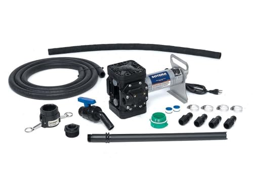 Sotera Chemical Transfer Pump w/Discharge Hose & Manual Nozzle - style: 115V Pump & Go Motor Mount