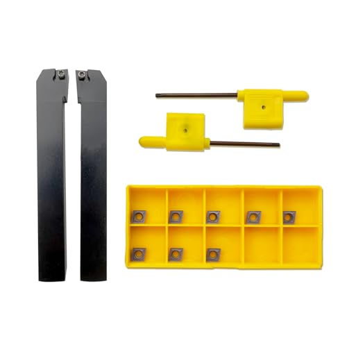 1/2in Indexbale Tunring Tool Holders with CCMT Carbide Inserts - size: SDJCR/L+CCMT21.51