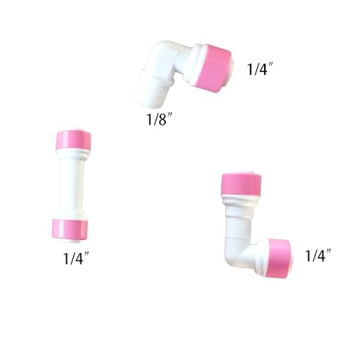 Malida 1/4 inch Quick Connect Check Valve for RO purifiers Water Reverse Osmosis System,6pack. - style: Check Valve,6 PCS