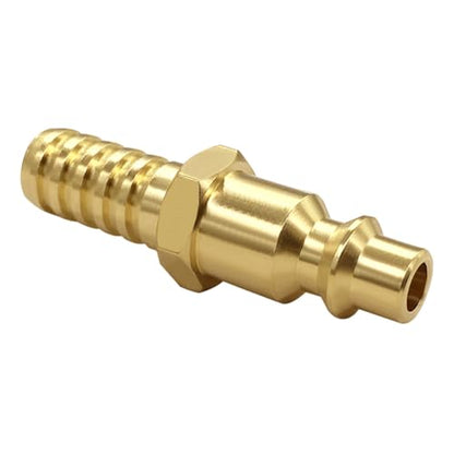 Joywayus 2PCS 3/8" Barb x 1/4" Coupling Industrial Air Hose Quick Connect - size: 1/4 inch
