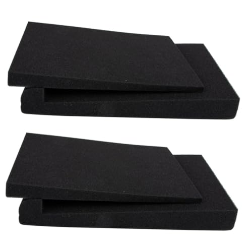 Speaker Pads Subwoofer Isolation Pad Black Pu 2pcs
