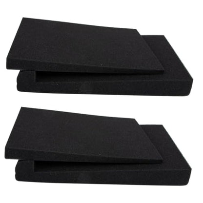 Speaker Pads Subwoofer Isolation Pad Black Pu 2pcs