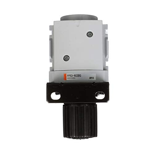 PneumaticPlus PPR4-N04BG Compressed Air Pressure Regulator, 1/2" NPT - size: 1/2" NPT