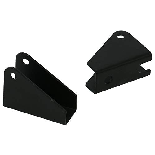 Homend 2Pcs Black Heavy Duty Steel Mounting Brackets for Linear Actuator 1Pair