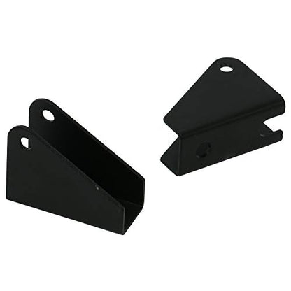 Homend 2Pcs Black Heavy Duty Steel Mounting Brackets for Linear Actuator 1Pair