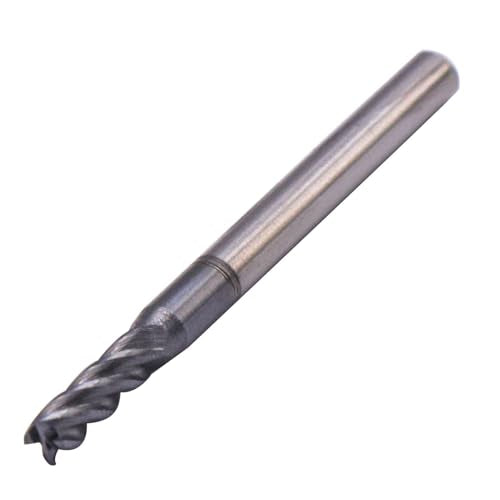 BestParts 5Pcs 7/64" 4 Flute Solid Carbide Square End Mill, AlTiN Coated - size: 7/64 in